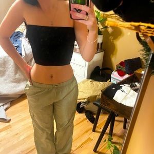 Size S, black tube top